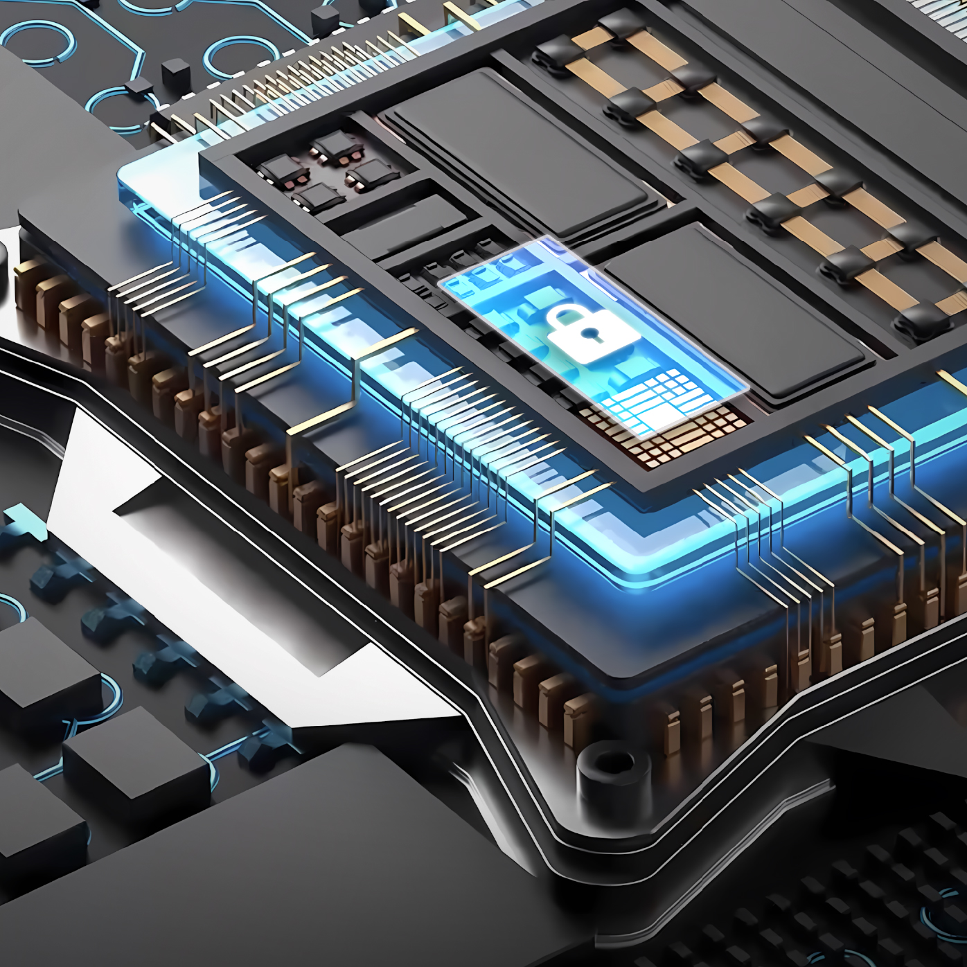 支持硬件加解密与抗干扰